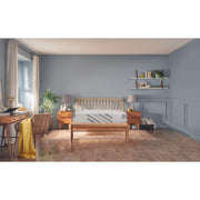 Sealy Stately Foam Mattress with plush, supportive surface, showcasing its clean white fabric cover and layered foam construction.