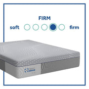 Sealy Lacey Hybrid Mattress showing plush fabric cover and layered construction for comfort and support.