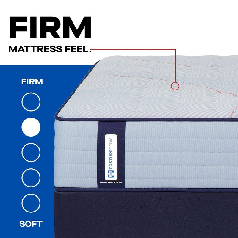 Sealy Medina II Spring Mattress showing plush fabric surface and supportive structure for comfortable sleep.