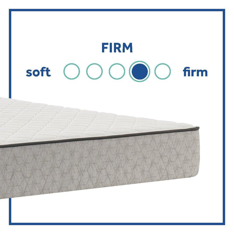 Sealy Bechtler II innerspring mattress with supportive coils and plush top layer, designed for comfort and durability.