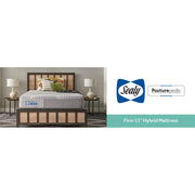 Sealy Medina Hybrid Mattress with plush top layer and supportive base, showcasing its luxurious fabric cover and modern design.