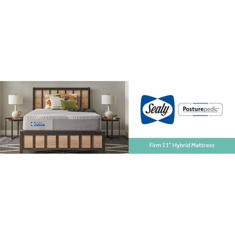 Sealy Medina Hybrid Mattress with plush top layer and supportive base, showcasing its luxurious fabric cover and modern design.