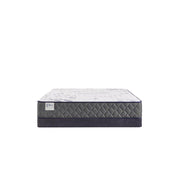 Sealy San Diego innerspring mattress with plush fabric cover and supportive cushioning, ideal for a comfortable night’s sleep