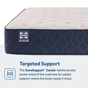 Sealy Safa Park Spring Mattress showing the plush, supportive surface with quilted fabric and side handles for easy positioning.