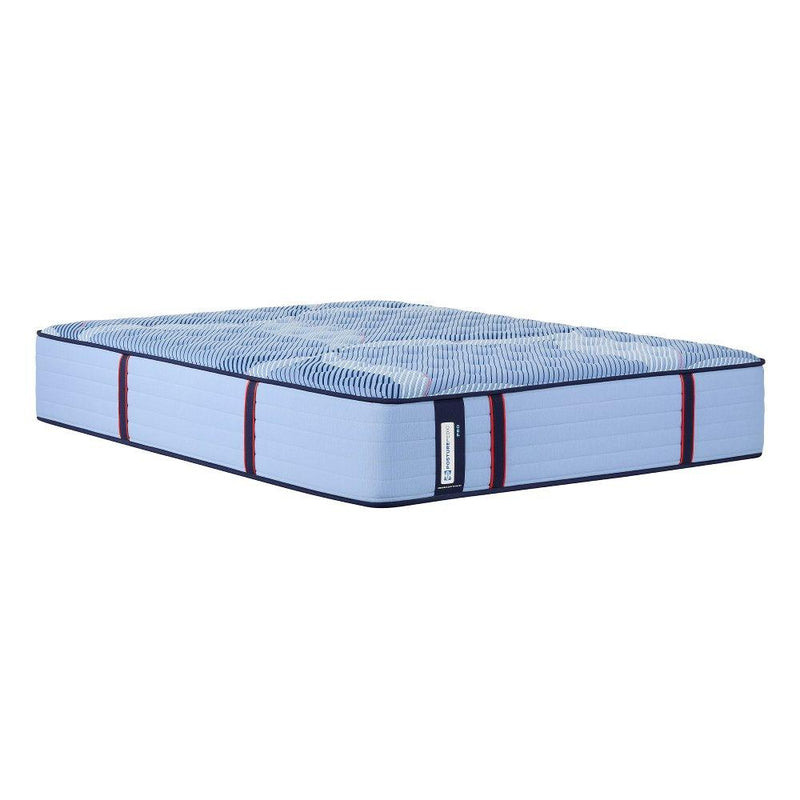 Sealy Sonterra Spring Mattress with plush fabric cover, showcasing a comfortable and supportive design for restful sleep.