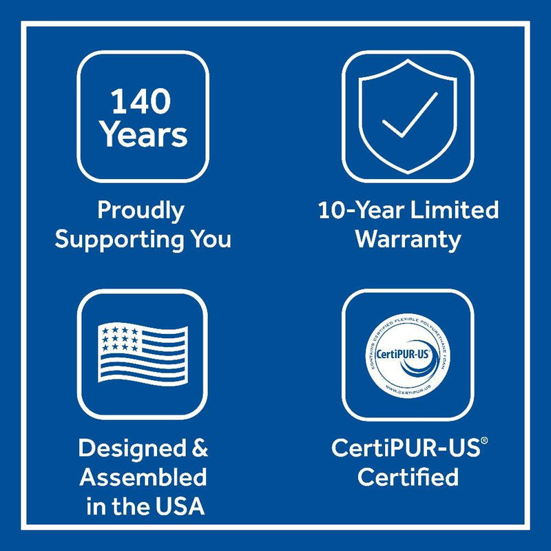 Sealy Brenham Hybrid Mattress showing plush surface and supportive design for comfortable sleeping.