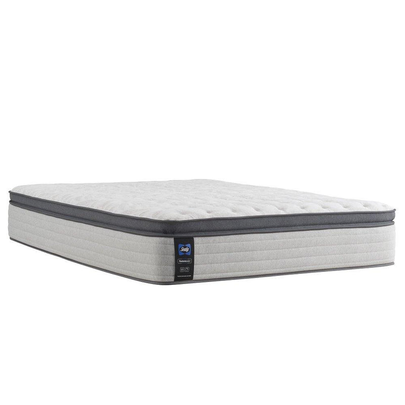 Sealy Garner II innerspring mattress with quilted top and supportive layers, designed for comfort and durability.