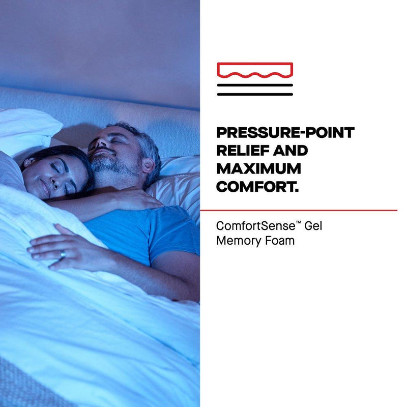 Sealy Plainfield Hybrid Mattress with a plush, layered design featuring a supportive top layer and durable base for comfortable sleep