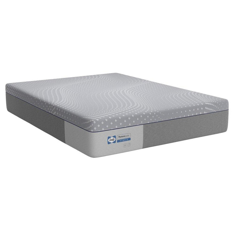 Sealy Elsanta Hybrid Mattress showing a plush, quilted surface with a supportive mattress design and brand logo visible.