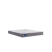 Sealy Moon Cove Foam Mattress showing a plush, white foam mattress with a quilted top and supportive side panels.
