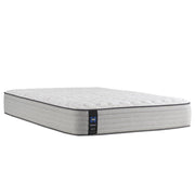 Sealy Garner II innerspring mattress with quilted top and plush surface, showcasing a comfortable, supportive sleeping surface.