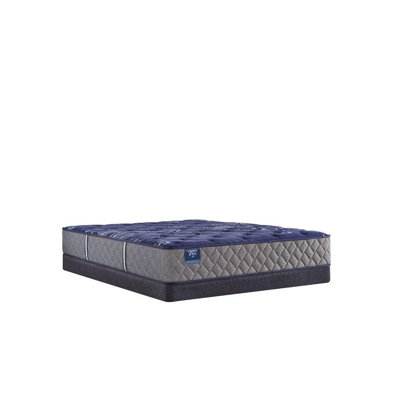 Sealy Grand Jewel Innerspring Mattress with plush top and supportive coil system, shown with a neatly made bed in a modern bedroom