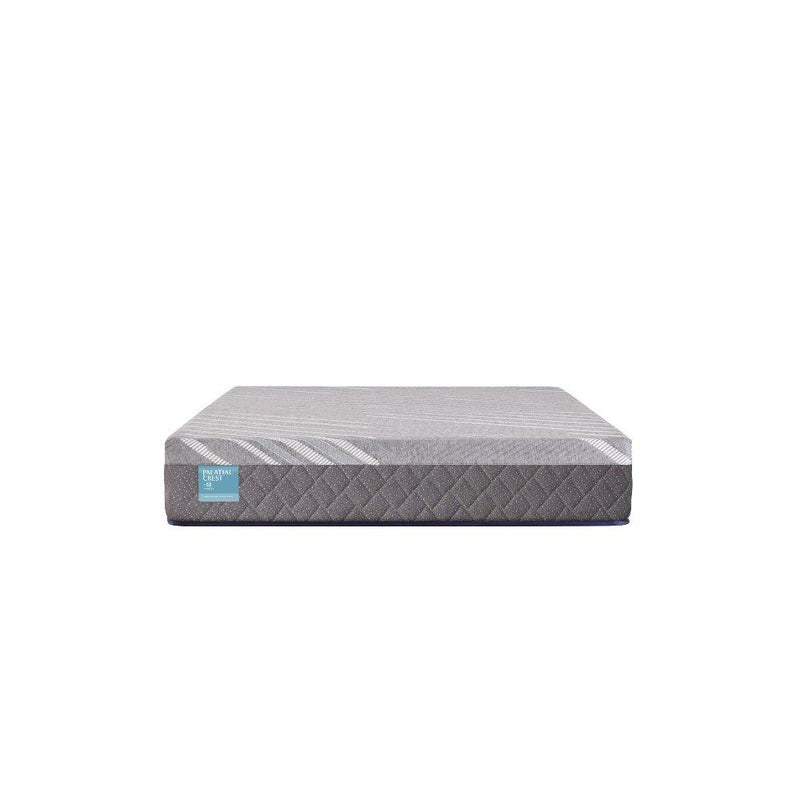 Sealy Remey Hybrid Mattress with memory foam and pocketed coils for comfort and support, shown in a modern bedroom setting.