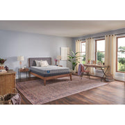 Sealy Moon Cove foam mattress with plush surface and supportive layers, designed for comfortable sleeping.