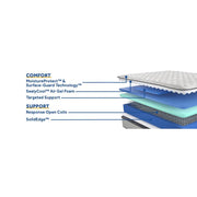 Sealy Spring Bloom innerspring mattress with quilted top and supportive coils, designed for comfort and durability.