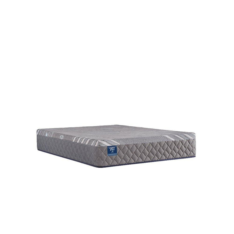 Sealy Sixth & Park Hybrid Mattress with memory foam and pocketed coils, showcasing a plush, layered surface with a neutral fabric cover.