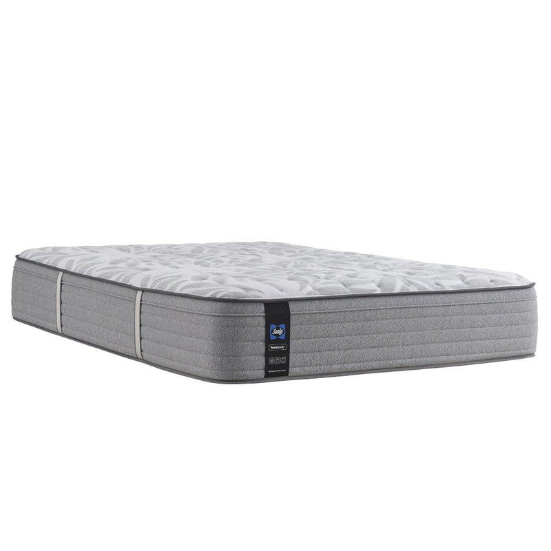 Sealy Lavina II innerspring mattress with plush fabric cover and supportive inner springs, designed for comfortable sleep.