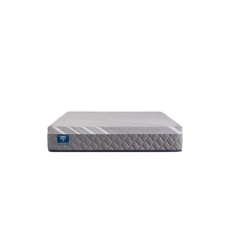 Sealy Opal House Hybrid Mattress showing plush surface with quilted pattern and supportive layers for comfort and durability.