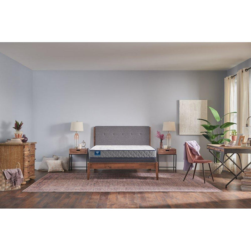 Sealy Moon Cove foam mattress with plush surface and supportive design, ideal for comfortable sleep and restful nights.