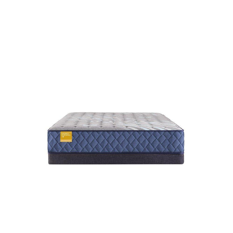 Sealy Park Plaza Innerspring Mattress with plush fabric cover, showcasing a comfortable and supportive sleep surface.
