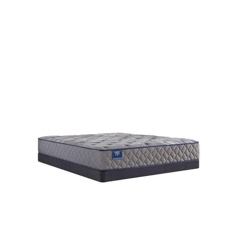 Sealy Opal House innerspring mattress with a plush fabric cover, showcasing a comfortable and supportive sleeping surface.