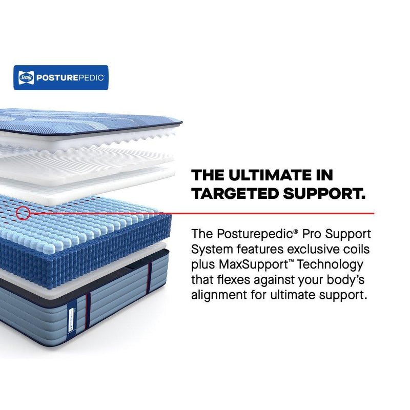 Sealy Sonterra Spring Mattress with plush fabric cover and supportive spring system for comfortable sleep.