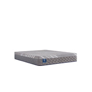 Sealy Opal House Hybrid Mattress with plush top, showing a white and gray fabric cover and ergonomic design for comfortable sleep.