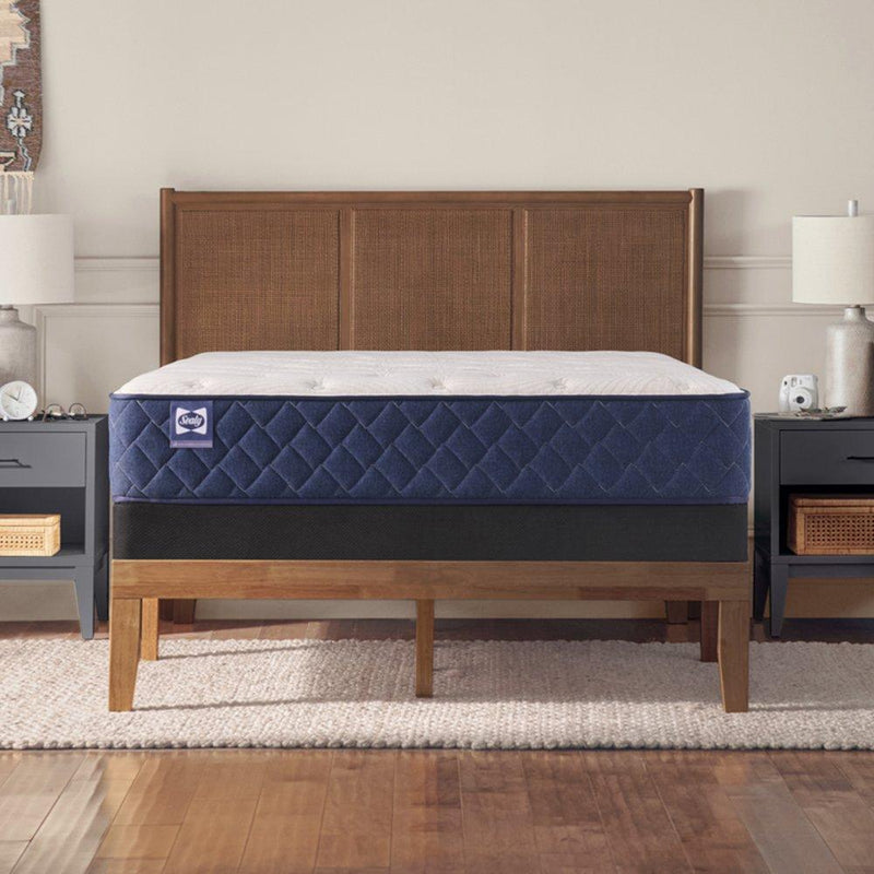 Sealy Safa Park Spring Mattress showing a plush, quilted surface with brand logo on the corner, designed for comfort and support.