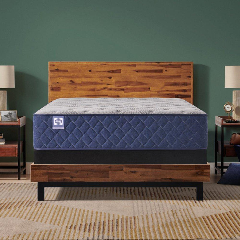 Sealy Moreland Ave Spring Mattress showing a plush, supportive mattress with a quilted surface and Sealy branding.