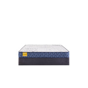 Sealy Glacier Park Foam Mattress showing a plush, white foam mattress with a quilted top and supportive sides.