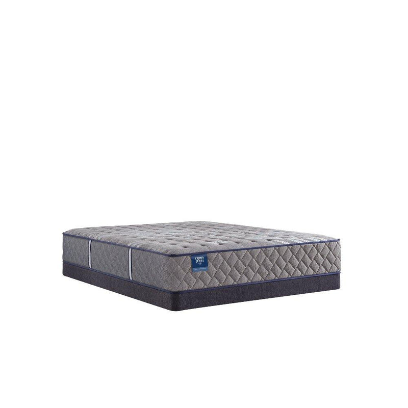 Sealy Sixth & Park Innerspring Mattress with plush fabric cover and supportive innerspring design, shown in a modern bedroom setting.