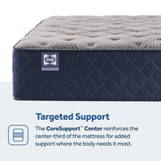 Sealy Midnight Bliss Spring Mattress with plush top and supportive design, shown in a modern bedroom setting.