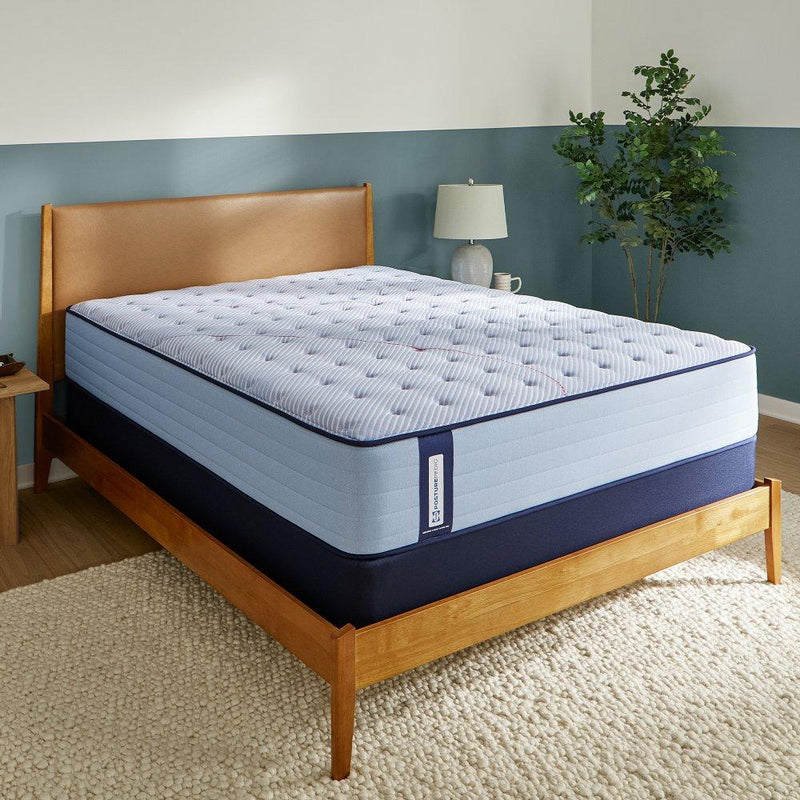 Sealy Orlando Spring Mattress showing a plush, supportive mattress with a quilted surface and side panels for comfort and durability.