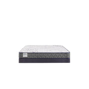 Sealy Paisley Foam Mattress showcasing its soft, patterned cover and plush surface for comfortable sleep.