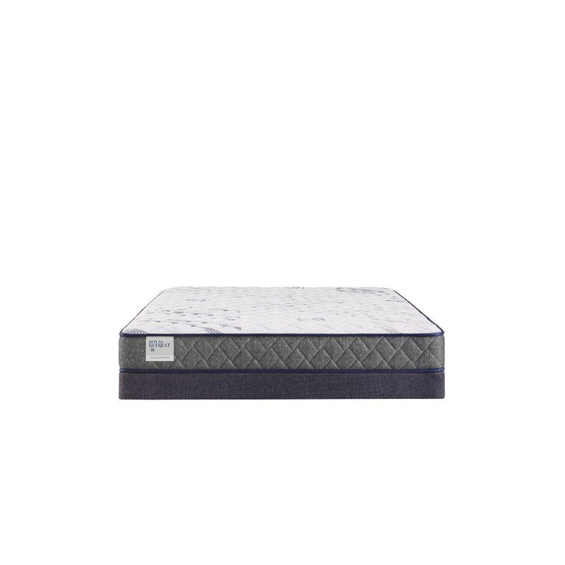 Sealy Paisley Foam Mattress showcasing its soft, patterned cover and plush surface for comfortable sleep.