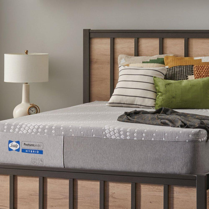 Sealy Medina Hybrid Mattress showing a plush, supportive mattress with a quilted top and hybrid design for comfort and support.