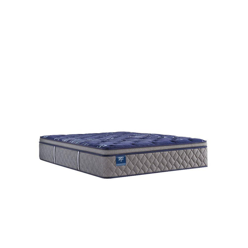 Sealy Grand Jewel innerspring mattress with plush fabric cover and visible quilted surface, designed for comfort and support.