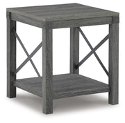 Ashley Furniture Freedan End Table with a modern design, featuring a sleek wood finish and sturdy legs.