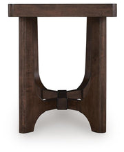 Ashley Furniture Korestone Occasional Table Set, living room side tables with modern design and wood finish.