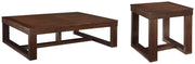 Ashley Furniture Watson Table Set featuring a modern wooden table and matching chairs, stylish and functional for dining spaces.