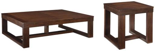 Ashley Furniture Watson Table Set featuring a modern wooden table and matching chairs, stylish and functional for dining spaces.