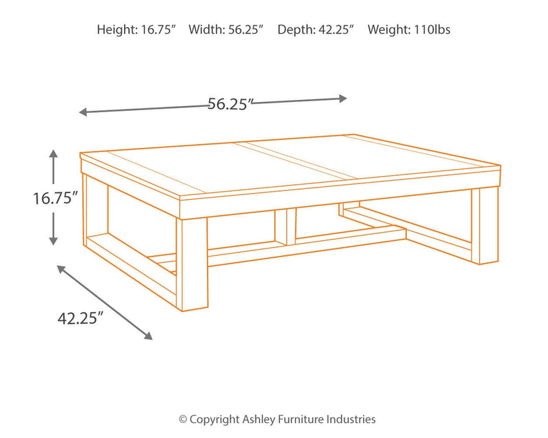 Ashley Furniture Watson occasional table set featuring a modern design with two matching tables and sleek wood finishes.