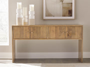Ashley Furniture Ella Grove console sofa table with a sleek design and wood finish, shown cropped in the image.