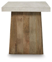Ashley Furniture Brendalhouse stationary occasional table set with two side tables featuring wood finish and modern design.