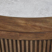 Ashley Furniture Hadonna coffee table, cocktail style with dark wood finish, featuring a sleek rectangular design and sturdy legs.