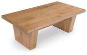 Ashley Furniture Kristiland occasional table set featuring a modern design with two matching tables in a light wood finish.