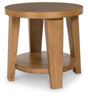 Ashley Furniture Kristiland occasional table set with three stylish tables featuring wood finishes and modern design.