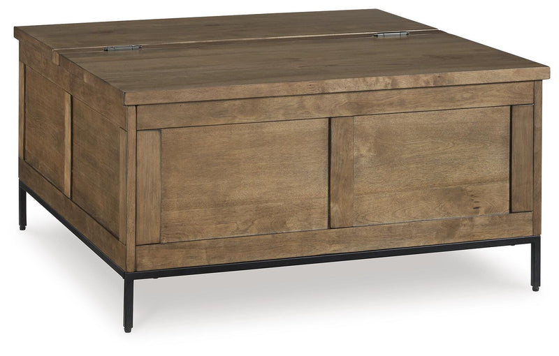 Ashley Furniture Torlanta occasional table set with two stylish tables featuring wood finishes and modern design.