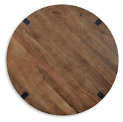 Ashley Furniture Hanneforth coffee table with a sleek wooden top and modern design, ideal for living room or lounge spaces.