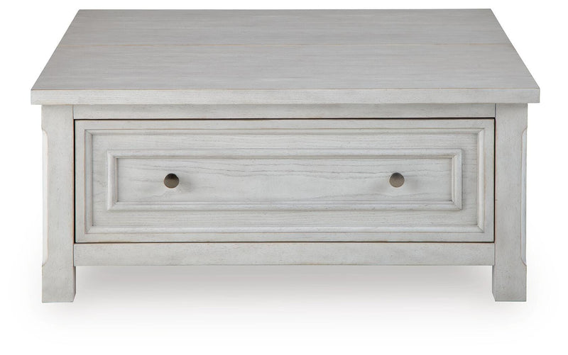 Ashley Furniture Robbinsdale lift-top coffee table with a sleek wood finish and a functional lift-top design.